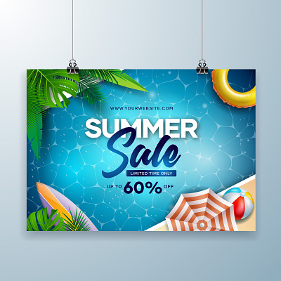 Summer Poster discount illustration summer summer poster