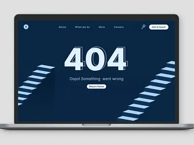 Day 8: 404 404 dailyui design interface ui userexperience ux uxui visualdesign web webdesign