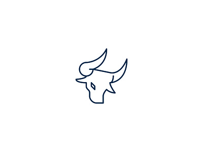Bull animals branding bull design graphic design icon logo minimal vector