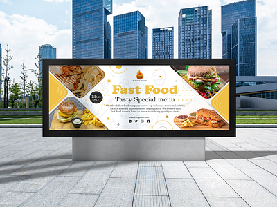 Banner Design advertisement banner food banner graphic design outdoor ad outdoor banner poster