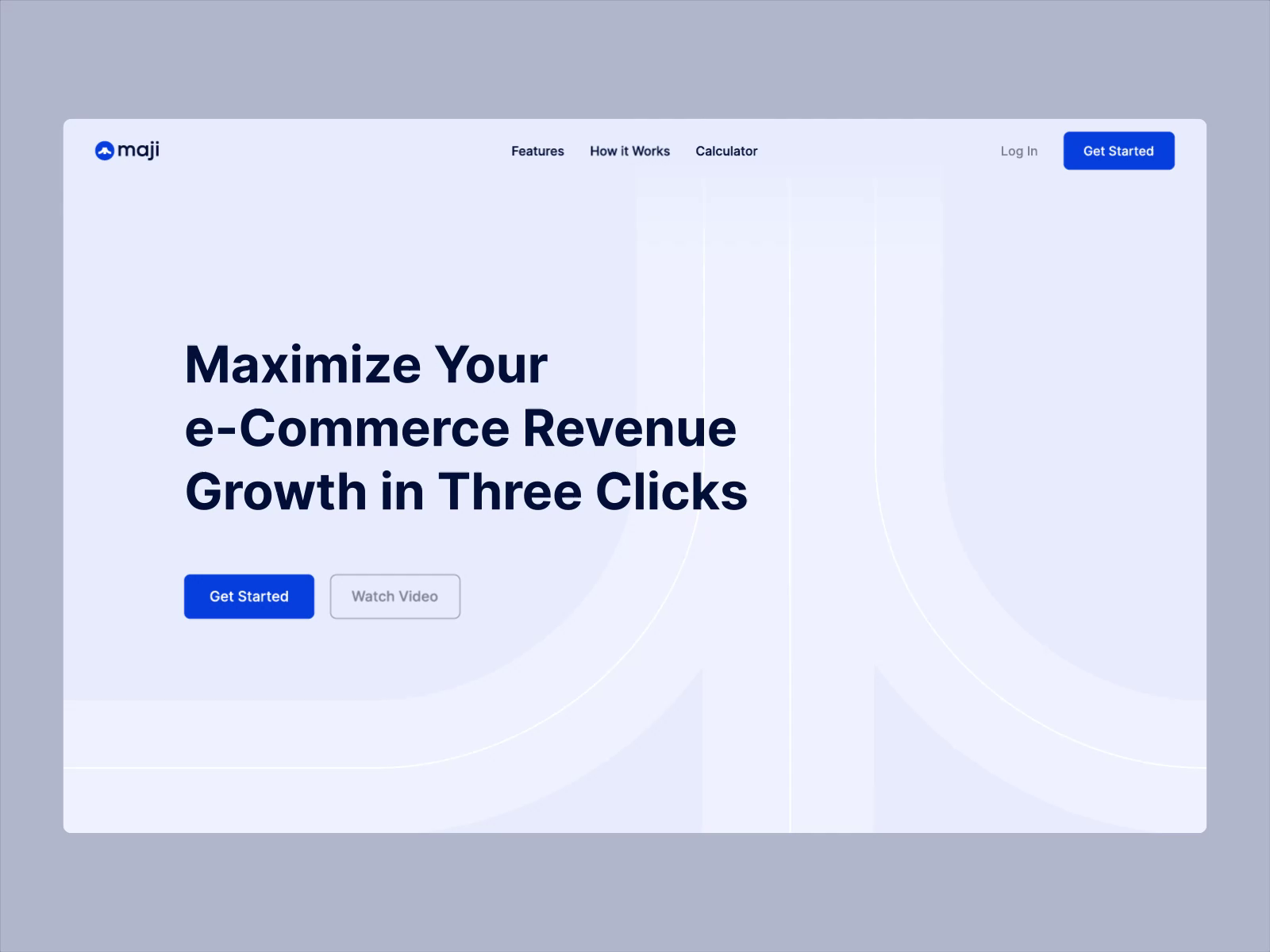 Example of Landing Page Design & Development