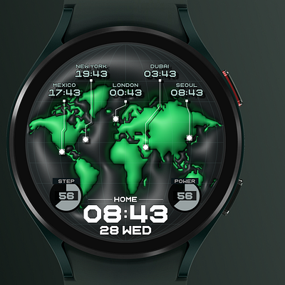 watchface design study 01 applewatch design galaxywatch graphic design illustration smartwatch ui watch