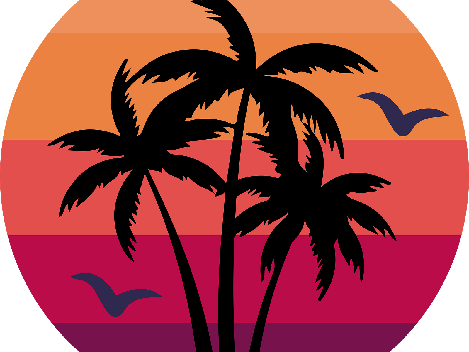 sunset-retro-beach-design-by-bella-cruz-on-dribbble