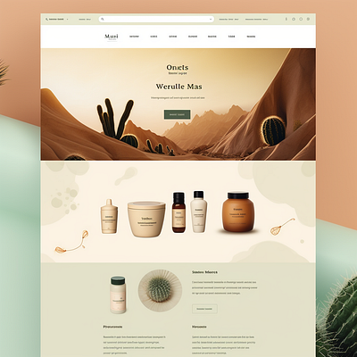 E-commerce Web UI/UX Design for Sustainable Products