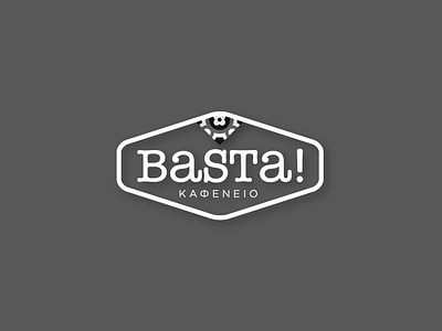 Basta! - Coffeehouse, Bar branding design graphic design illustrator logo menu menudesign