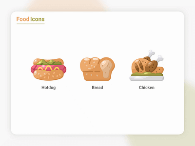 Delicious Dining- Artistic Icons with a Brown Palette app branding design flat graphic design icon illustration logo ui vector web website