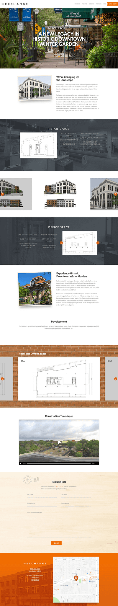 Mixed-Use Building Website agency alarie design branding design graphic design ui