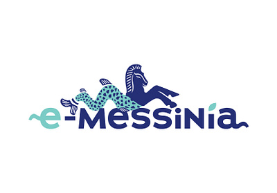 e-messinia - Online Tourist Guide branding design graphic design illustrator logo