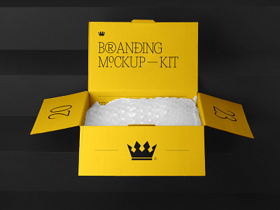Branding Mockups Kit PSD Scenes box branding branding kit bundle design download id identity logo mockup mockups packaging paper psd stationery template typography