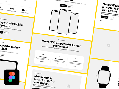 560 pre-build wireframe blocks for Figma design figma figma design figma kit figma template figma web figma wireframe kit template ui web web design wireframe wireframe design wireframe kit wireframe template wireframe web wireframe web design wireframing