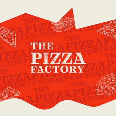 The Pizza Factory || Food Logo Design branding design graphee bee icon illustration logo minimal modern logo vector
