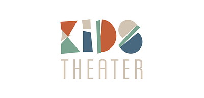 Kid's Theater banner branding illustrator indesign logo