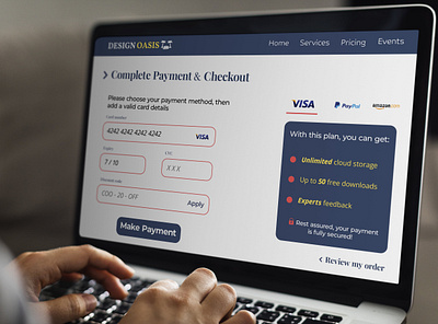 Daily UI 002 - Credit Card Checkout app branding design front end graphic design illustration ui ux vector