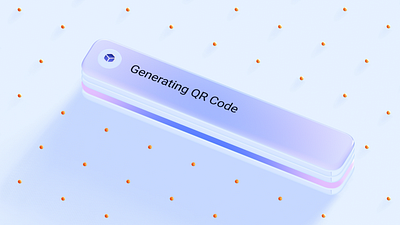 Generating QR Code 3d ui