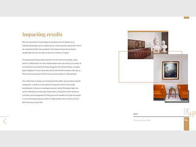 D.C. Christopoulos - Law Firm abobexd indesign magazinead presentation presentationdesign webdesign