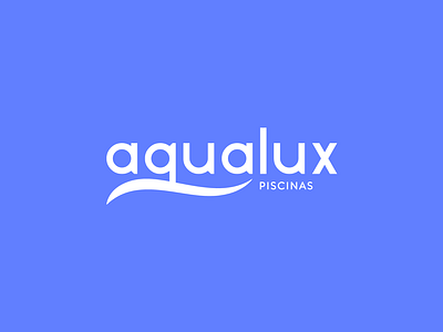 Aqualux logo branding design graphic design logo vector