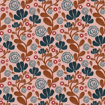 colorful floral pattern