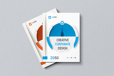 Brochure cover design magazine cover