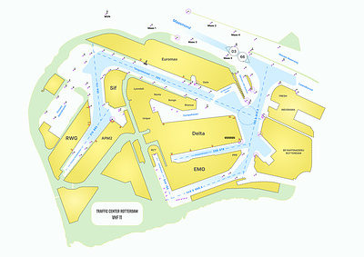 Europoort, Port of Rotterdam bulk chart container gas harbor map navigation oil port rotterdam terminal