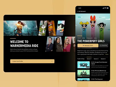WarnerMedia RIDE ui ux