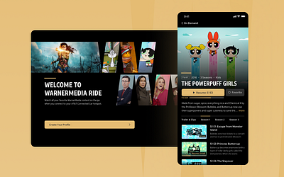 WarnerMedia RIDE ui ux