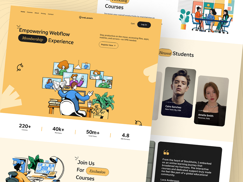 Digilearn Online Education Platform By Mohammed On Dribbble