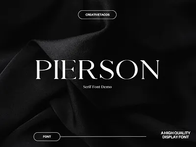 Pierson Serif Font (Free Download) creative freebies creativetacos display font font fonts free design resources graphic design modern serif serif fonts