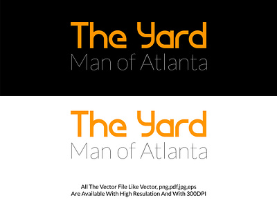 The Yard Man Of Atlanta Logo Design branding design graphic design illustration logo typography vector