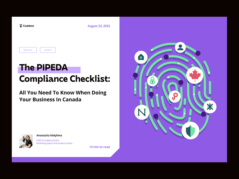 The PIPEDA Compliance Checklist app app design application branding design flat graphic design illustration interface logo mobile application mobile design ui uiux ux web design website