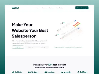 Digital SEO Agency Website 3d agency website animation branding graphic design logo motion graphics seo seo agency ui website design