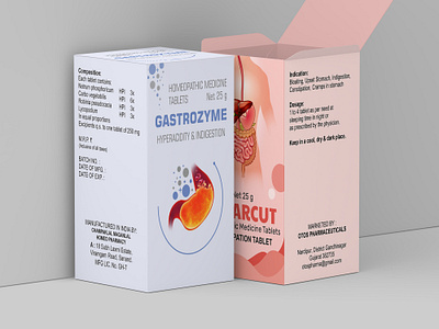 Medicine Box Packaging Design design graphic design medicine box design packaging design print design print packaging vector