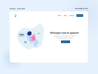 Error 404 branding design graphic design ui userinterface ux website websitedesign