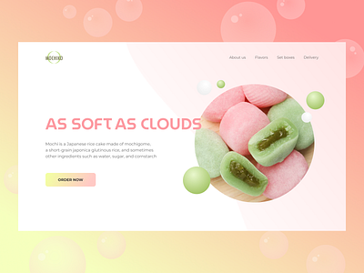 Mochi delivery | Concept concept ui web design