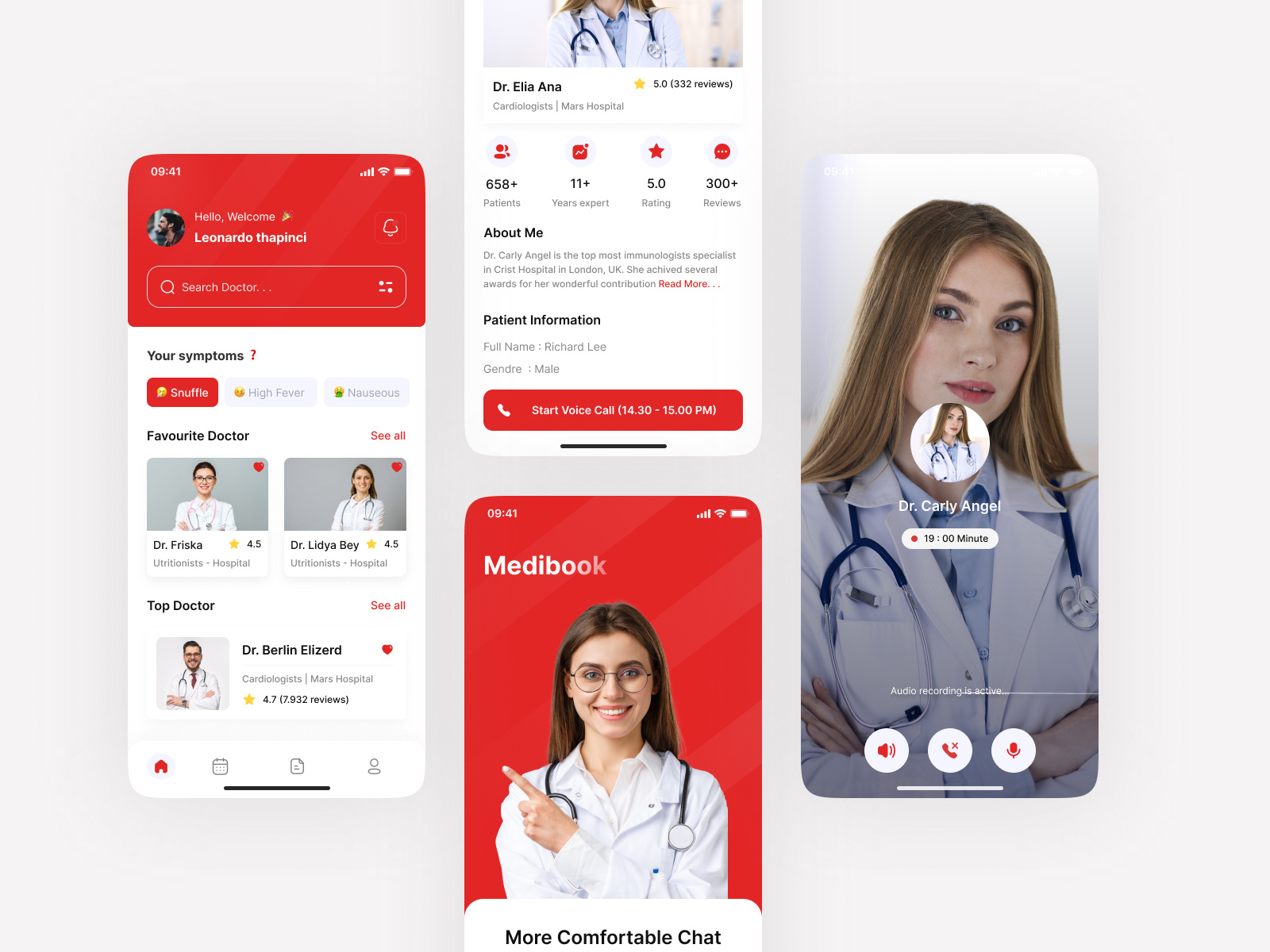 Medical Mobile Application by Usama Iqbal on Dribbble