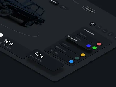 ZAZ 968M Dark mode branding color dark design graphic design illustration logo ui ux vector