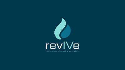 Revive Hydration Therapy Branding branding business card graphic design logo logo design