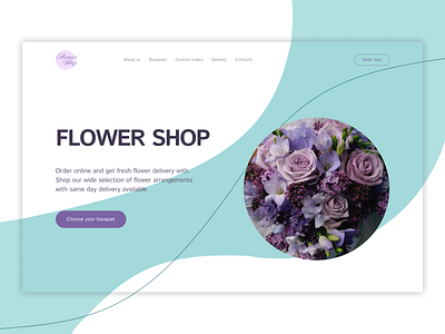 Flower Shop | Concept ui web design