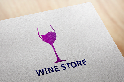 Wine Store branding design graphic design logo minimal