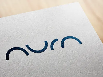 Aura branding design flat graphic design logo minimal typography