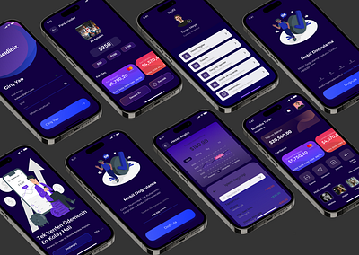 Finance App Basic figma finance app mobile design ui user i̇ntarface uıux