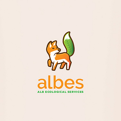 Albes Logo, Animation and Stationary after effects animal branding design ecological environment fox graphic design illustration illustrator logo photoshop vector