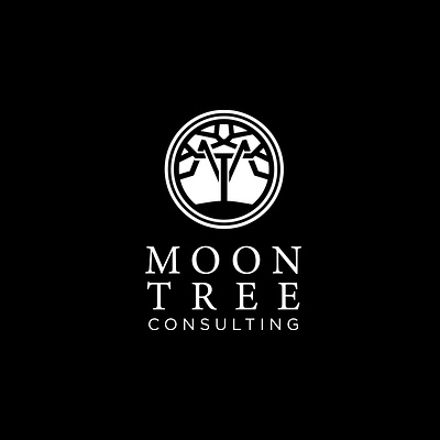 Moon Tree Consulting Logo and Stationary branding design graphic design illustration logo