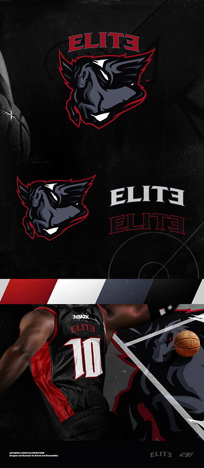 Elite (Clan branding) branding clan design game gaming horse illustration logo logotype mascot logo sports sports logo vector