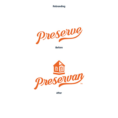 Preservan Identity brand identity branding business cards design graphic design home repair house logo oklahoma city rebrand ui vector vehicle wrap website