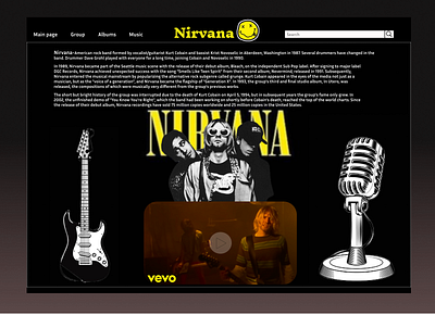 Nirvana layout design design ui ux