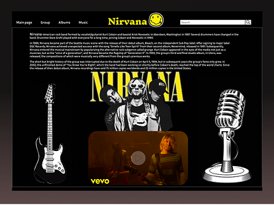 Nirvana layout design design ui ux