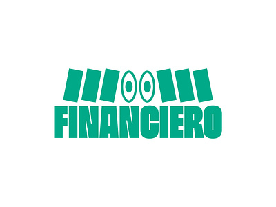 Financiero Logo accountat binders brand branding character design eyes finances graphic design icon identity logo logotype symbol vector