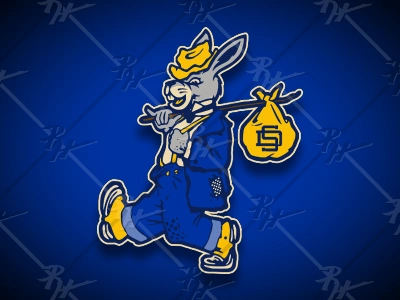 Vagabond Jackrabbit athletics classic design football mascot ncaa sports vintage