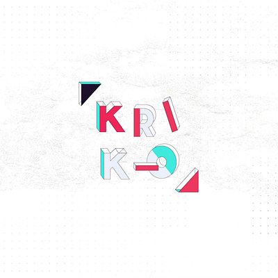 Kriko Team 🤘🏻 design graphic design illustration logo team typeface vector