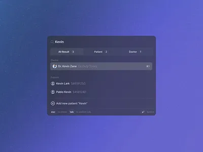 Command + K in Swift UI Style